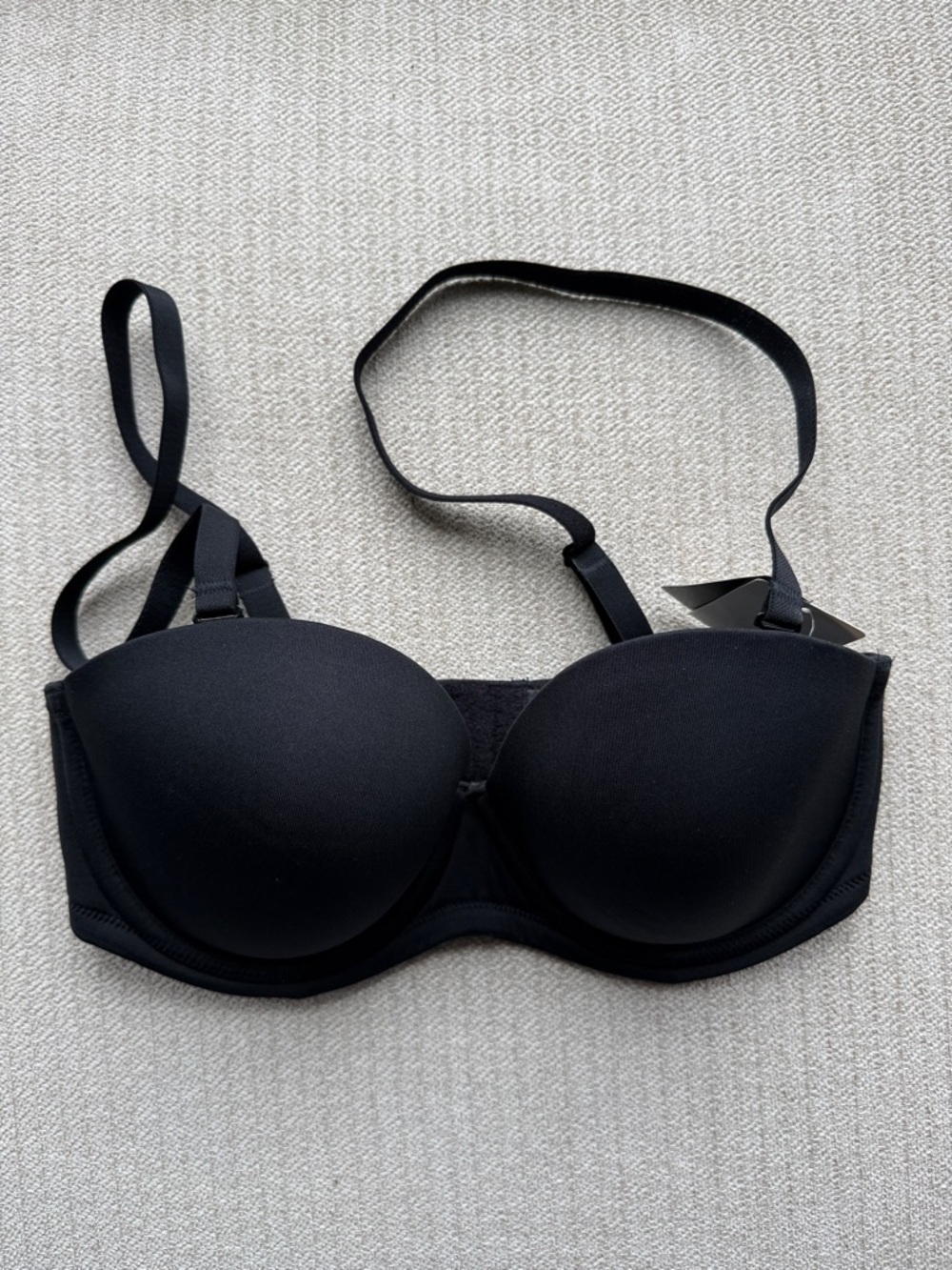 Wacoal Black Strapless Convertible Push-Up Bra